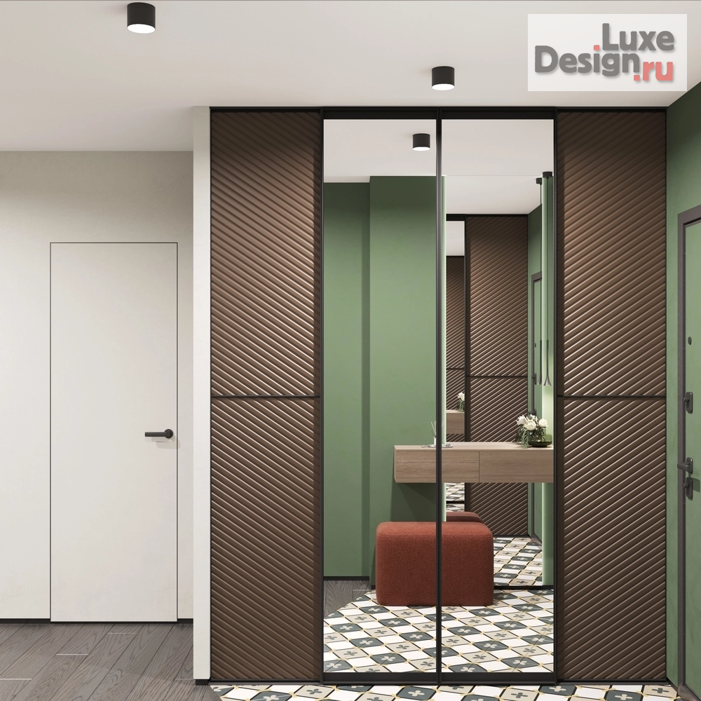 Дизайн интерьера трехкомнатной квартиры "Дизайн-проект квартиры для молодой семьи" (фото 2)