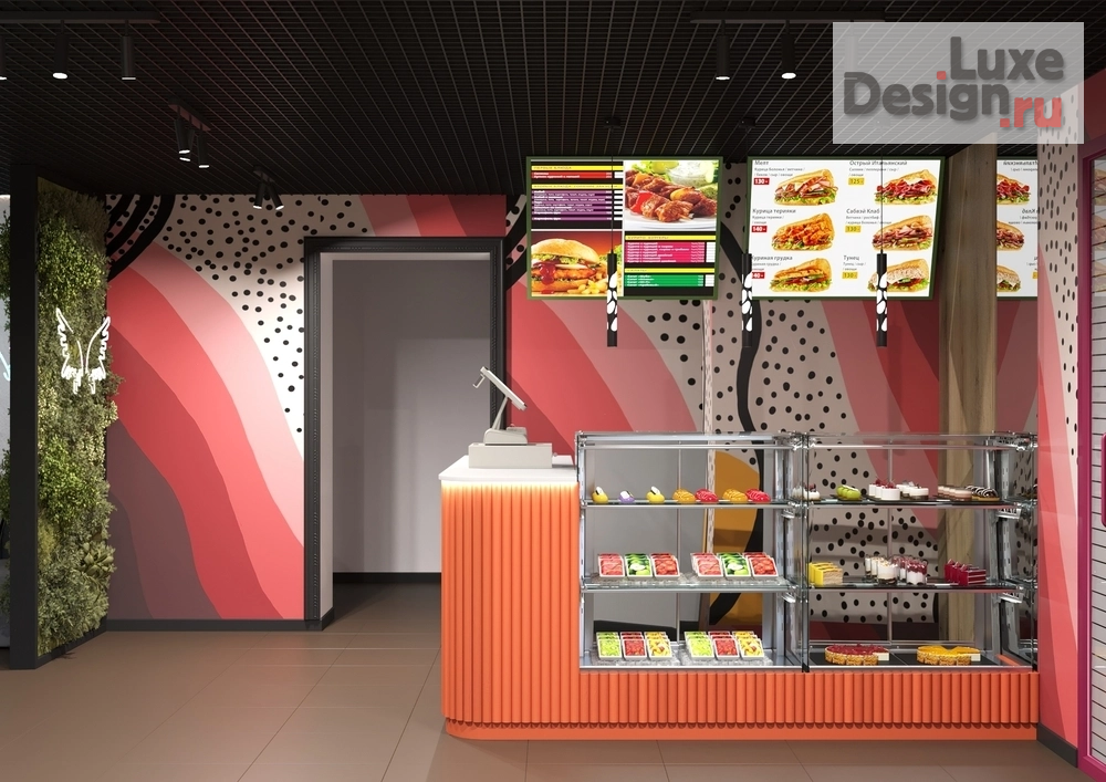 Дизайн интерьера кафе "Семейное кафе" (фото 6)