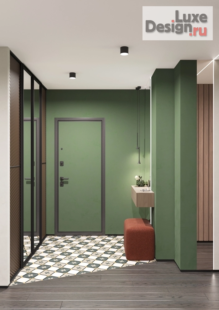 Дизайн интерьера трехкомнатной квартиры "Дизайн-проект квартиры для молодой семьи" (фото 3)