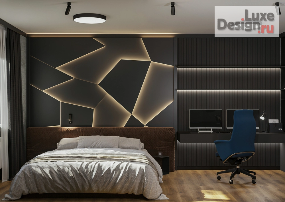 Дизайн интерьера квартиры "Стильная квартира для холостяка" (фото 4)