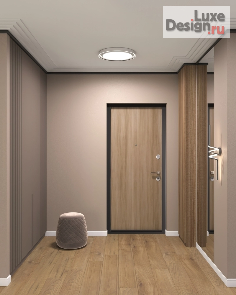 Дизайн интерьера трехкомнатной квартиры "Проект Изумруды в песке" (фото 8)