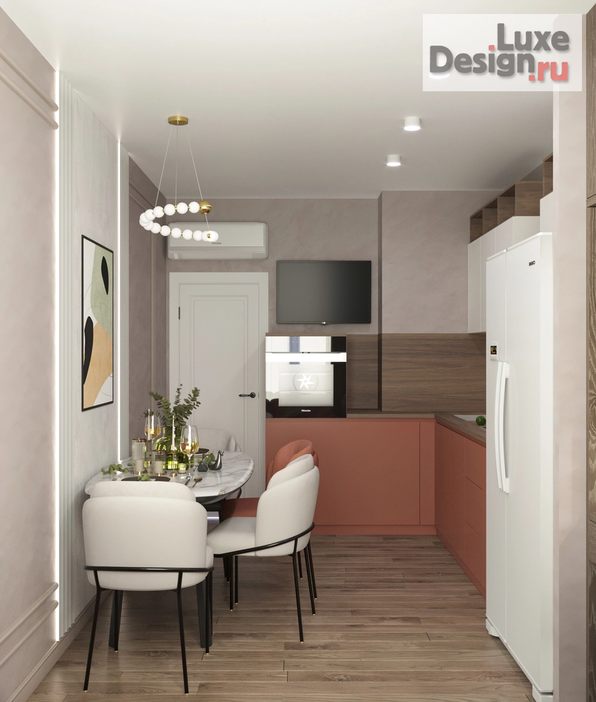 Дизайн интерьера трехкомнатной квартиры "Дизайн проект квартиры" (фото 4)