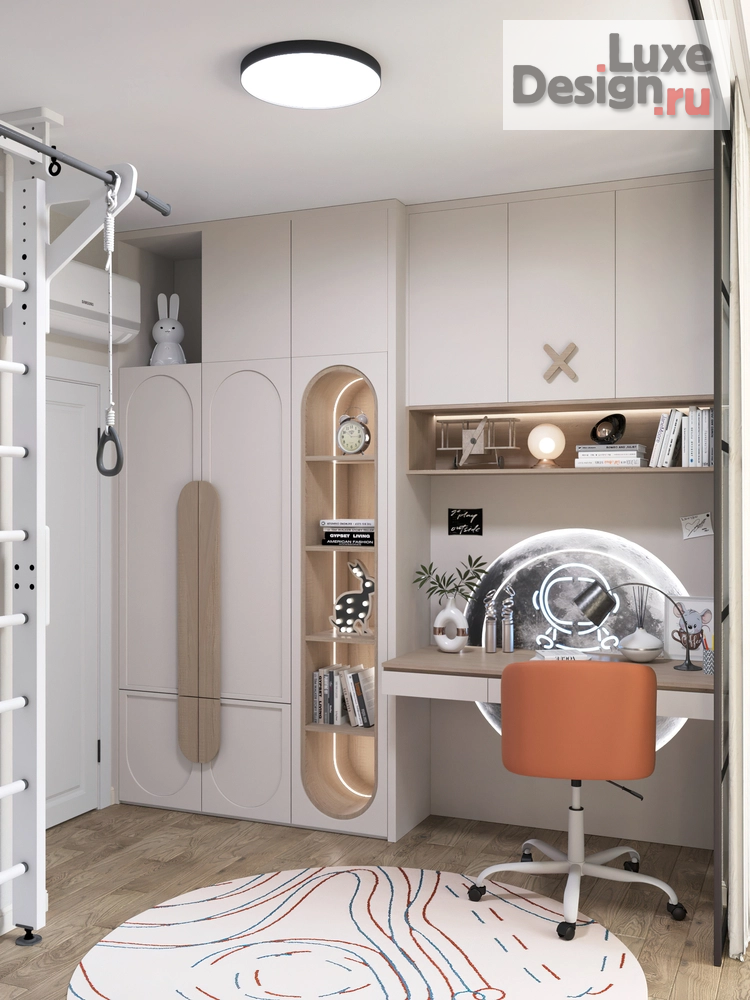 Дизайн интерьера детской "Детская для двоих" (фото 2)