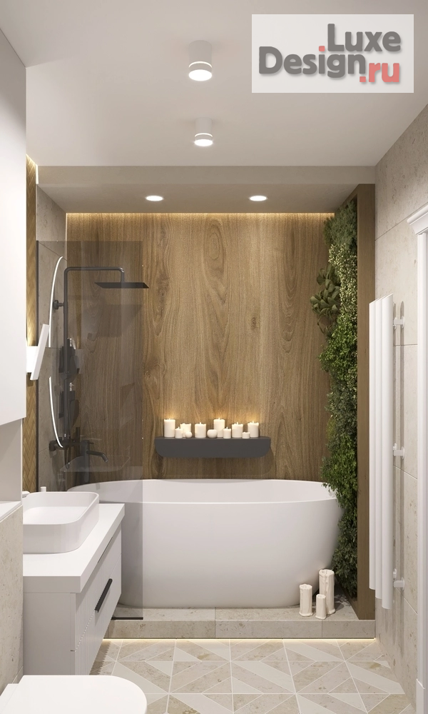 Дизайн интерьера трехкомнатной квартиры "Проект Изумруды в песке" (фото 4)