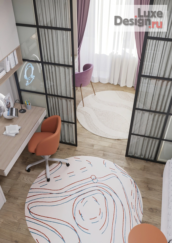 Дизайн интерьера детской "Детская для двоих" (фото 4)