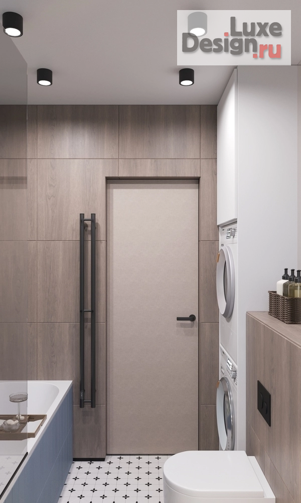 Дизайн интерьера трехкомнатной квартиры "Дизайн-проект квартиры для молодой семьи" (фото 11)