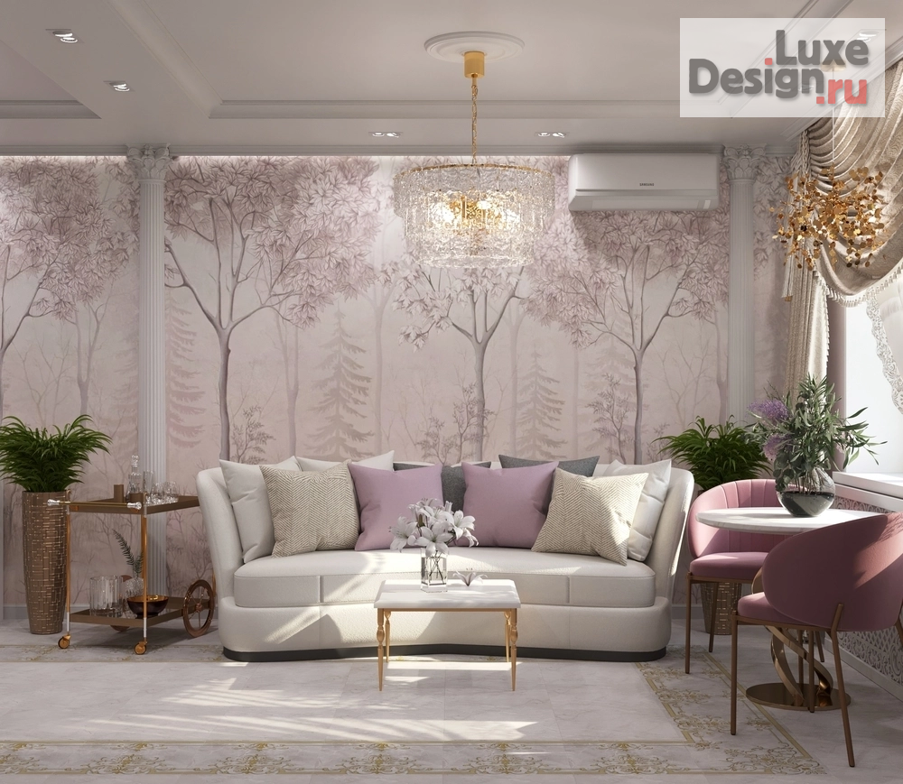 Дизайн интерьера квартиры "ЖК Ботанический сад" (фото 3)