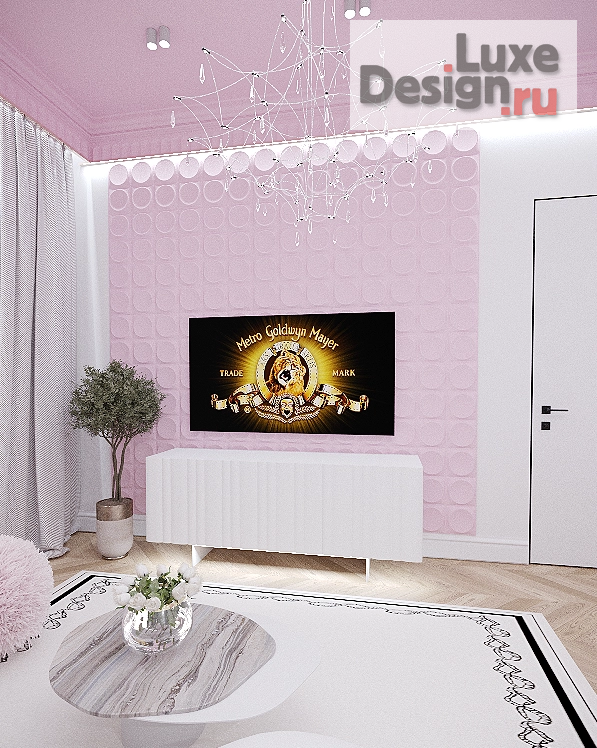 Дизайн интерьера апартаментов "Апартаменты для творческой девушки" (фото 3)