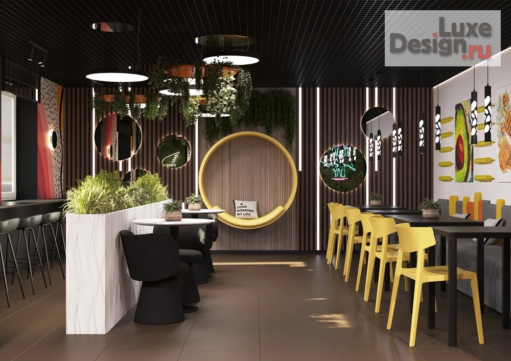 Дизайн интерьера кафе "Семейное кафе" (фото 2)