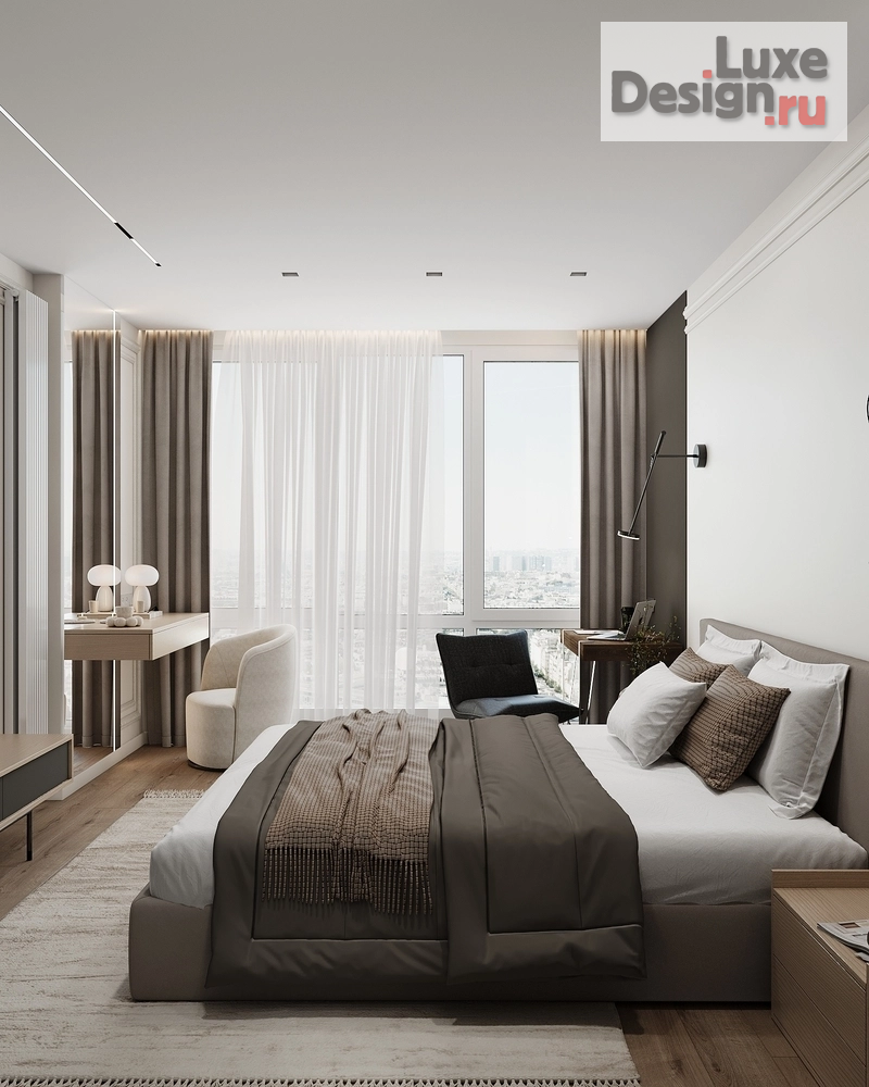 Дизайн интерьера пентхауса "Дизайн проект двухуровневой квартиры " (фото 10)