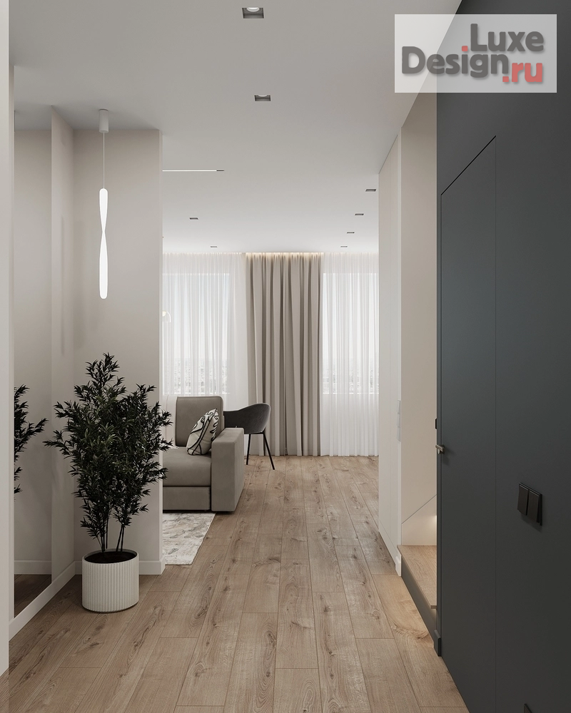 Дизайн интерьера пентхауса "Дизайн проект двухуровневой квартиры " (фото 15)