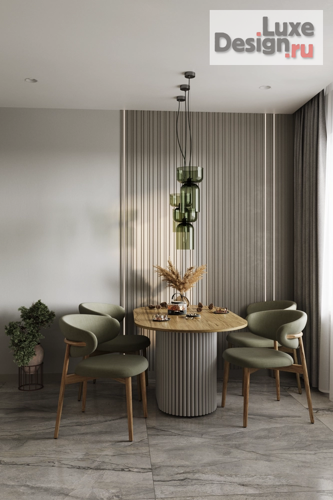 Дизайн интерьера двухкомнатной квартиры "Капитальный ремонт/современный интерьер" (фото 1)