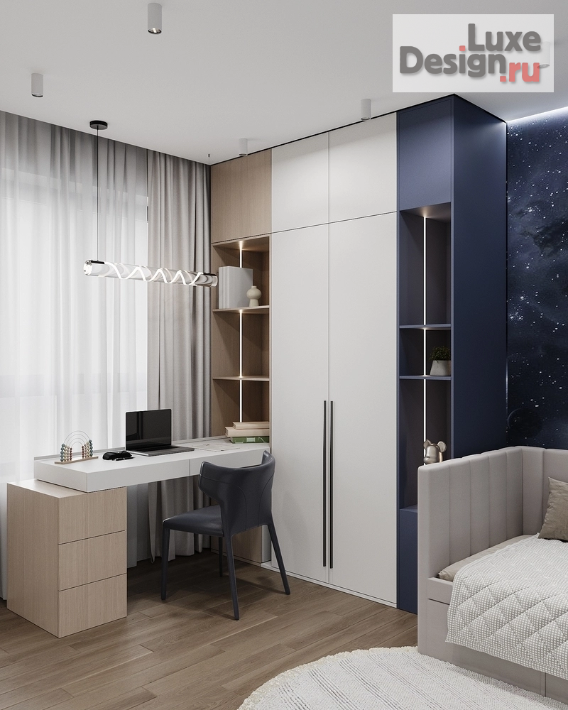 Дизайн интерьера четырехкомнатной квартиры "Дизайн проект в современном стиле для молодой семьи" (фото 22)