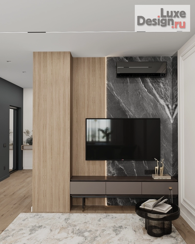 Дизайн интерьера пентхауса "Дизайн проект двухуровневой квартиры " (фото 1)