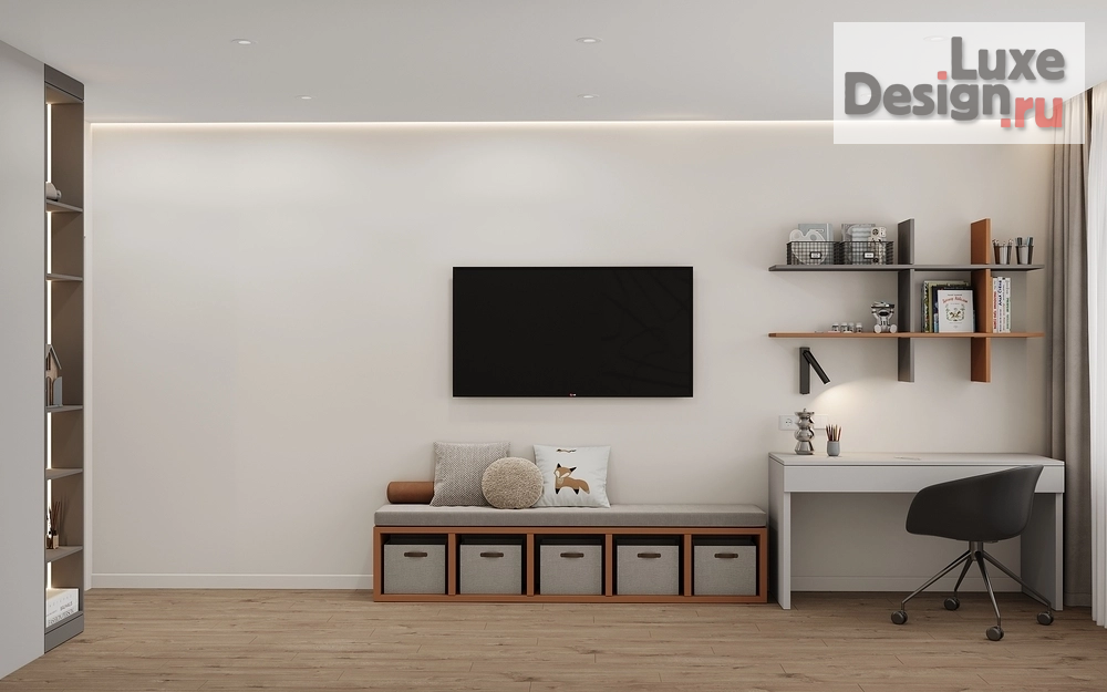 Дизайн интерьера пентхауса "Дизайн проект двухуровневой квартиры " (фото 26)