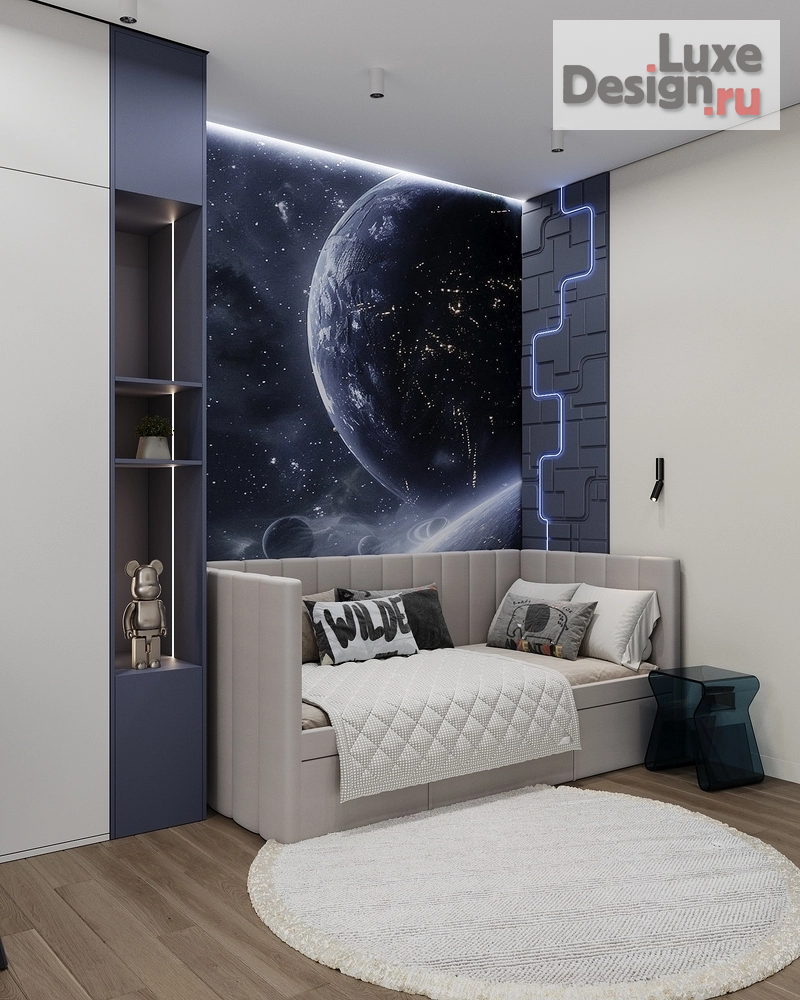 Дизайн интерьера четырехкомнатной квартиры "Дизайн проект в современном стиле для молодой семьи" (фото 24)