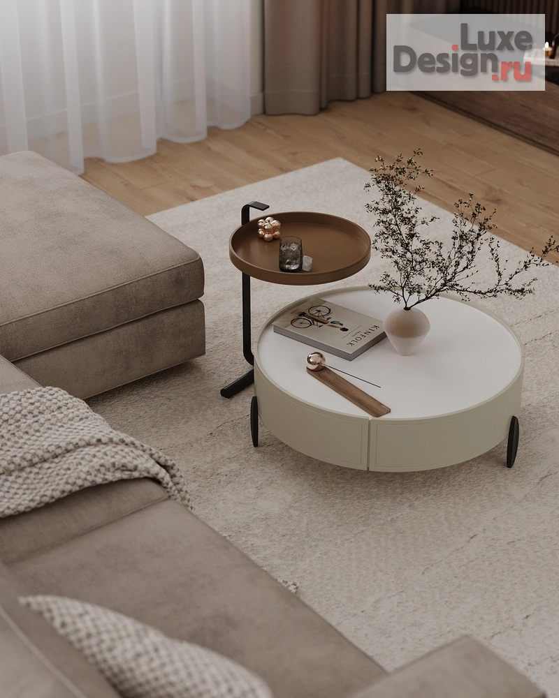 Дизайн интерьера четырехкомнатной квартиры "Современная Элегантность" (фото 11) от дизайнера Сахно Ульяна - ТвойДизайнер.рф Дизайн интерьера четырехкомнатной квартиры "Современная Элегантность" (фото 11)