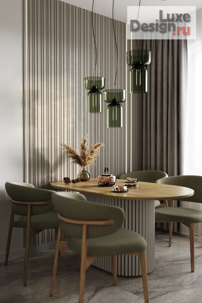 Дизайн интерьера двухкомнатной квартиры "Капитальный ремонт/современный интерьер" (фото 4)