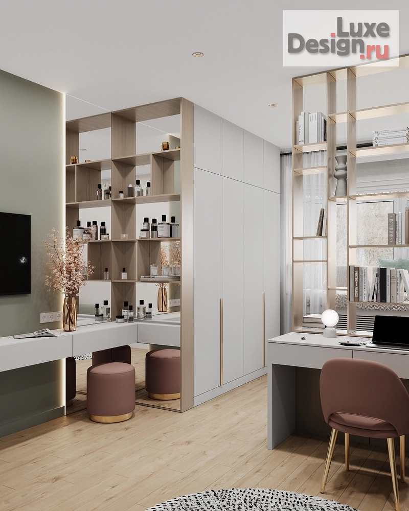 Дизайн интерьера четырехкомнатной квартиры "Современная Элегантность" (фото 28) от дизайнера Сахно Ульяна - ТвойДизайнер.рф Дизайн интерьера четырехкомнатной квартиры "Современная Элегантность" (фото 28)