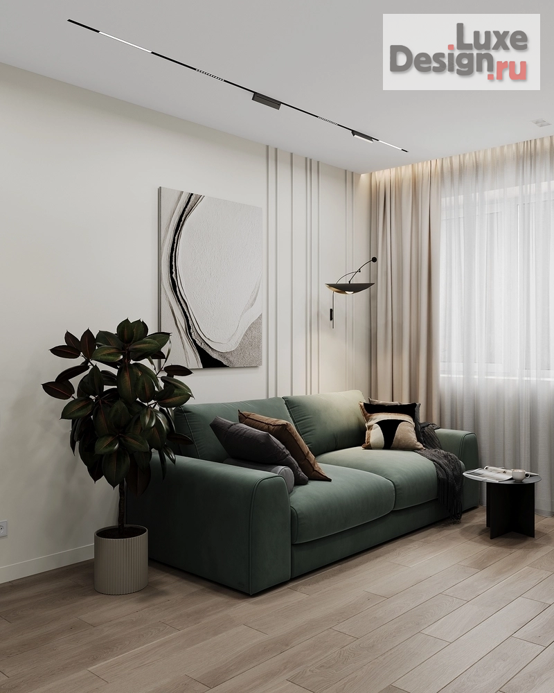 Дизайн интерьера двухкомнатной квартиры "Современный дизайн квартиры" (фото 6)