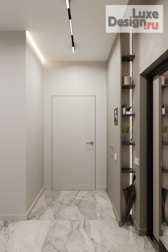 Дизайн интерьера двухкомнатной квартиры "Капитальный ремонт/современный интерьер" (фото 8)