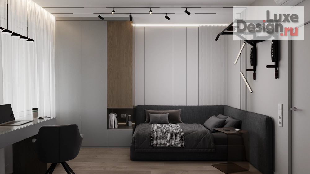 Дизайн интерьера двухкомнатной квартиры "Капитальный ремонт/современный интерьер" (фото 9)