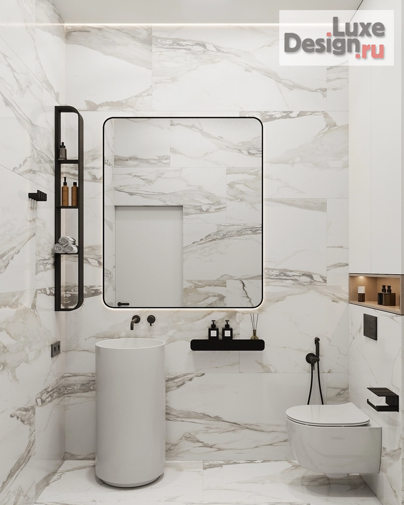 Дизайн интерьера трехкомнатной квартиры "Квартира с отделкой Whitebox" (фото 19) от дизайнера Сахно Ульяна - ТвойДизайнер.рф Дизайн интерьера трехкомнатной квартиры "Квартира с отделкой Whitebox" (фото 19)