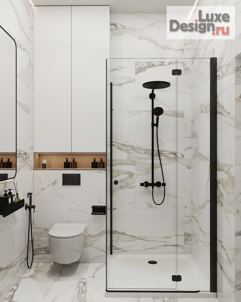 Дизайн интерьера трехкомнатной квартиры "Квартира с отделкой Whitebox" (фото 20) от дизайнера Сахно Ульяна - ТвойДизайнер.рф Дизайн интерьера трехкомнатной квартиры "Квартира с отделкой Whitebox" (фото 20)