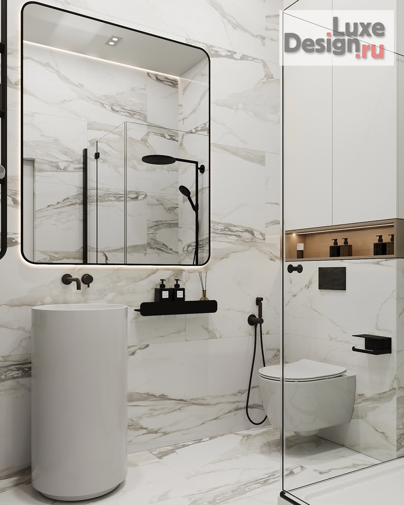 Дизайн интерьера трехкомнатной квартиры "Квартира с отделкой Whitebox" (фото 21)