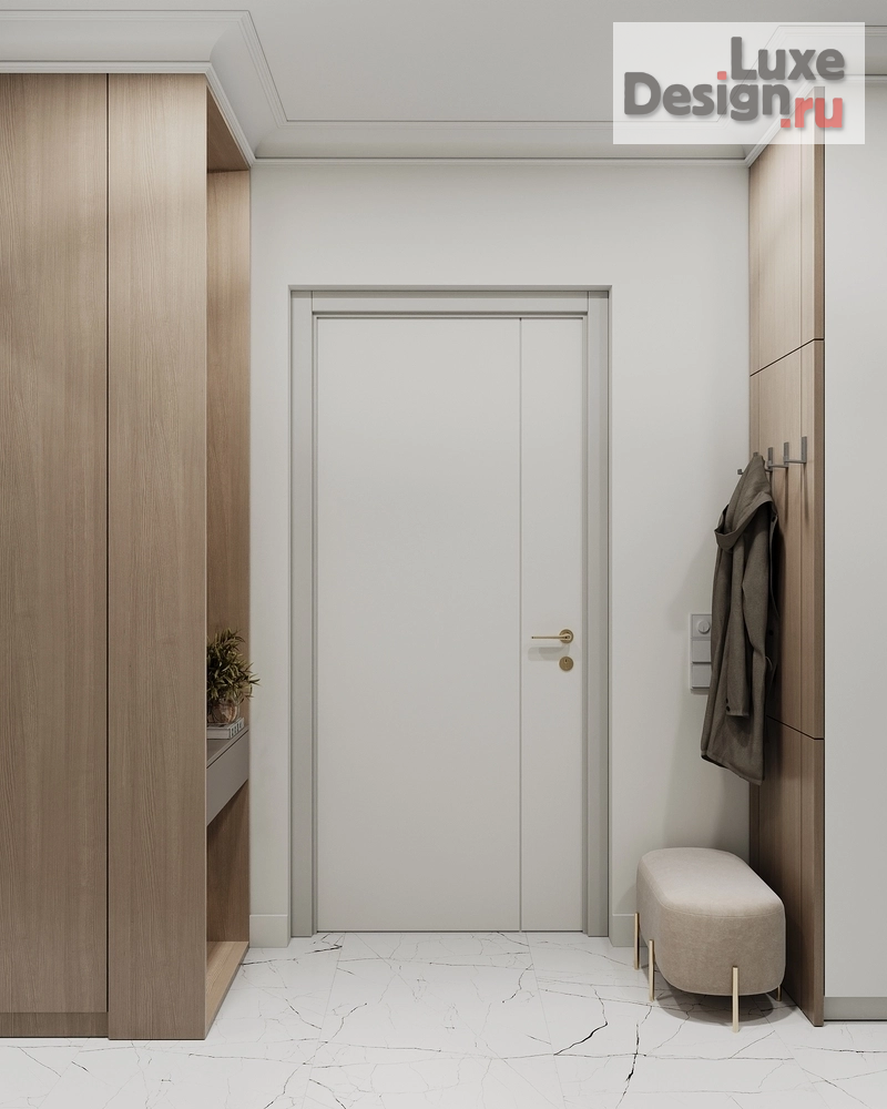 Дизайн интерьера двухкомнатной квартиры "Квартира для семьи с двумя детьми" (фото 2) от дизайнера Сахно Ульяна - ТвойДизайнер.рф Дизайн интерьера двухкомнатной квартиры "Квартира для семьи с двумя детьми" (фото 2)