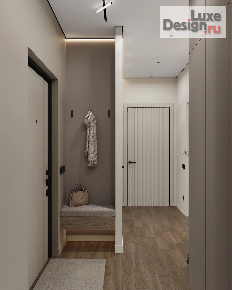 Дизайн интерьера четырехкомнатной квартиры "Дизайн проект в современном стиле для молодой семьи" (фото 4)