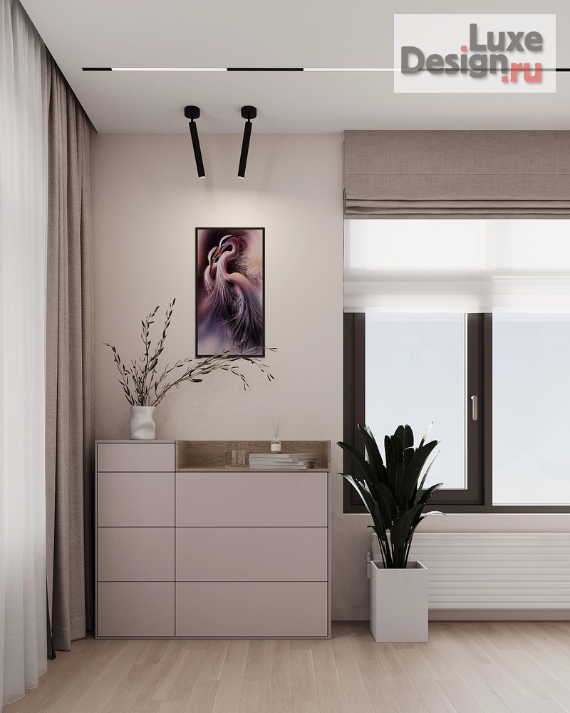 Дизайн интерьера трехкомнатной квартиры "Квартира с отделкой Whitebox" (фото 15) от дизайнера Сахно Ульяна - ТвойДизайнер.рф Дизайн интерьера трехкомнатной квартиры "Квартира с отделкой Whitebox" (фото 15)