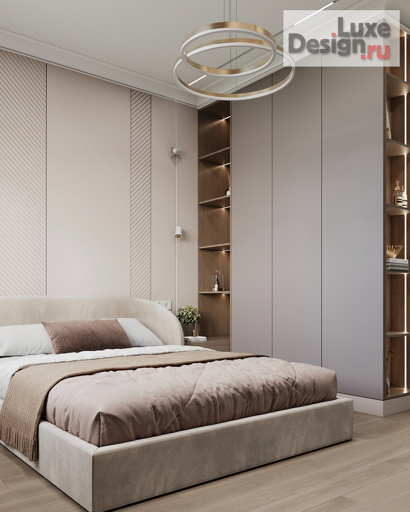 Дизайн интерьера двухкомнатной квартиры "Квартира для семьи с двумя детьми" (фото 1) от дизайнера Сахно Ульяна - ТвойДизайнер.рф Дизайн интерьера двухкомнатной квартиры "Квартира для семьи с двумя детьми" (фото 1)