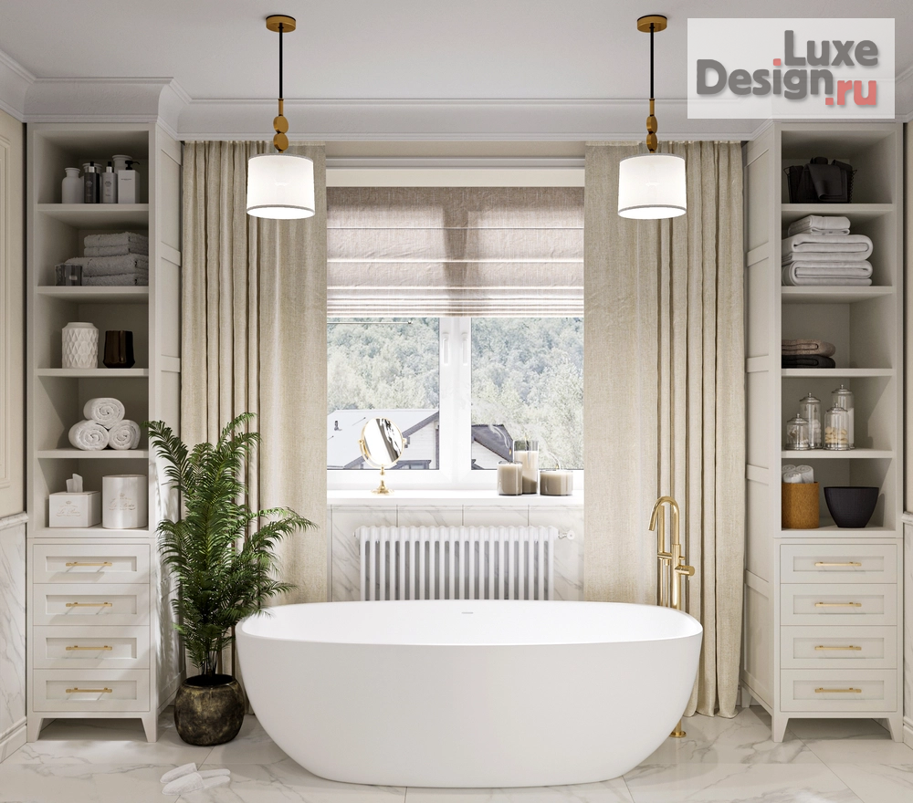 Дизайн интерьера коттеджа "Элегантный дом в Шарапово" (фото 17) от дизайнера Новикова Юлия Юрьевна Дизайн интерьера коттеджа "Элегантный дом в Шарапово" (фото 17)