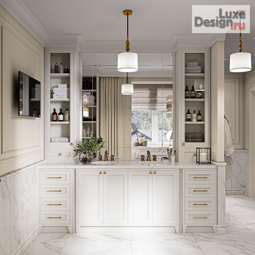 Дизайн интерьера коттеджа "Элегантный дом в Шарапово" (фото 20) от дизайнера Новикова Юлия Юрьевна Дизайн интерьера коттеджа "Элегантный дом в Шарапово" (фото 20)