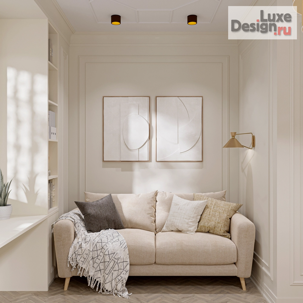 Дизайн интерьера коттеджа "Элегантный дом в Шарапово" (фото 25) от дизайнера Новикова Юлия Юрьевна Дизайн интерьера коттеджа "Элегантный дом в Шарапово" (фото 25)