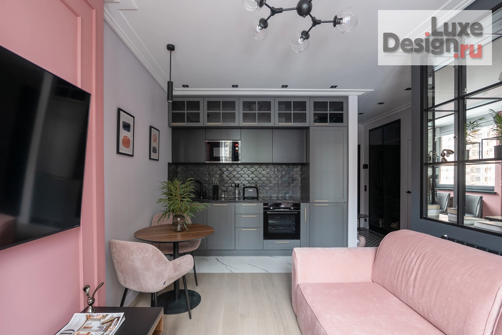 Дизайн интерьера двухкомнатной квартиры "Квартира для девушки " (фото 14)