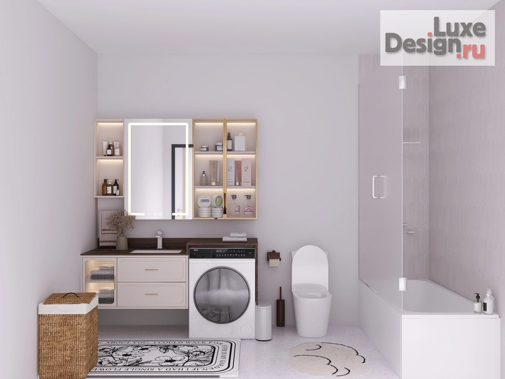 Дизайн интерьера трехкомнатной квартиры "Минималистичная квартира для семьи с подростком" (фото 4)