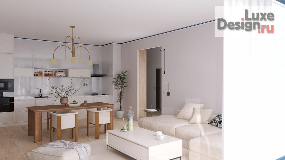 Дизайн интерьера трехкомнатной квартиры "Минималистичная квартира для семьи с подростком" (фото 8)