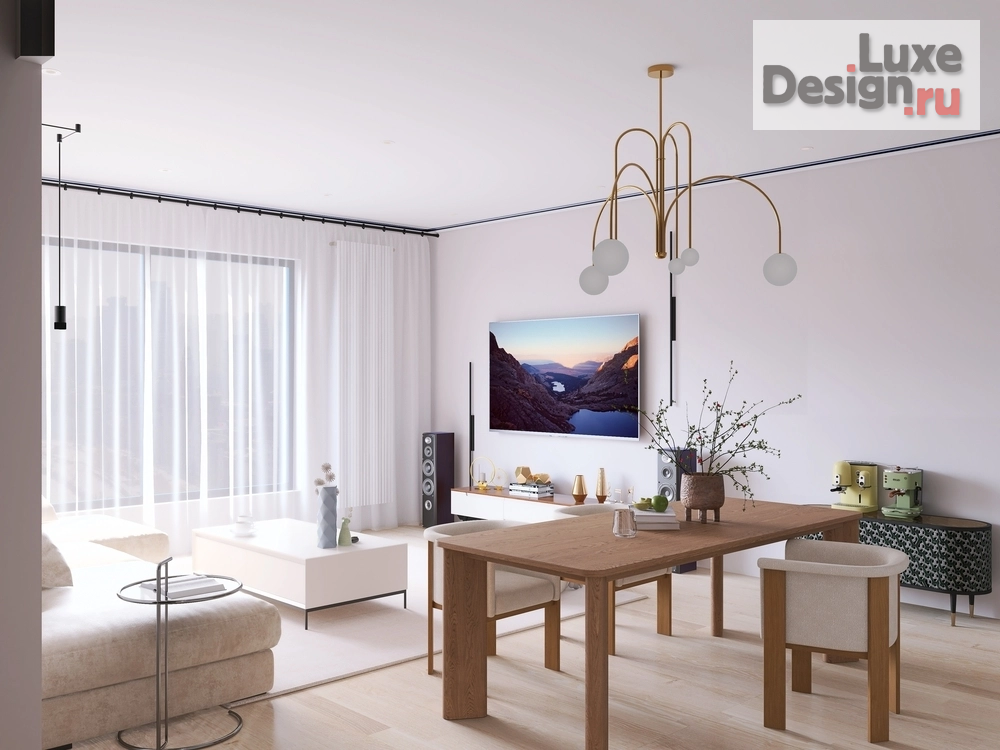 Дизайн интерьера трехкомнатной квартиры "Минималистичная квартира для семьи с подростком" (фото 10)