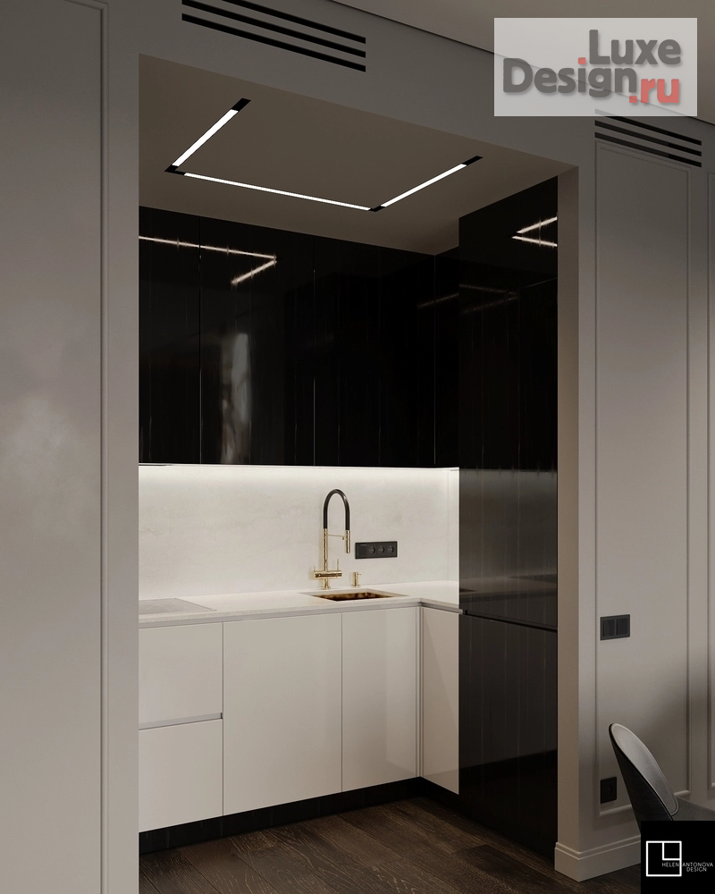 Дизайн интерьера двухкомнатной квартиры "ЖК PIME PARK | 56м2" (фото 6)