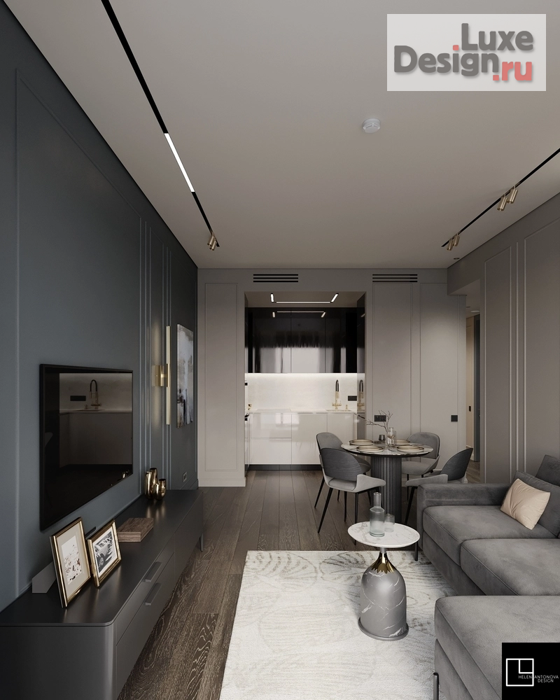 Дизайн интерьера двухкомнатной квартиры "ЖК PIME PARK | 56м2" (фото 7)