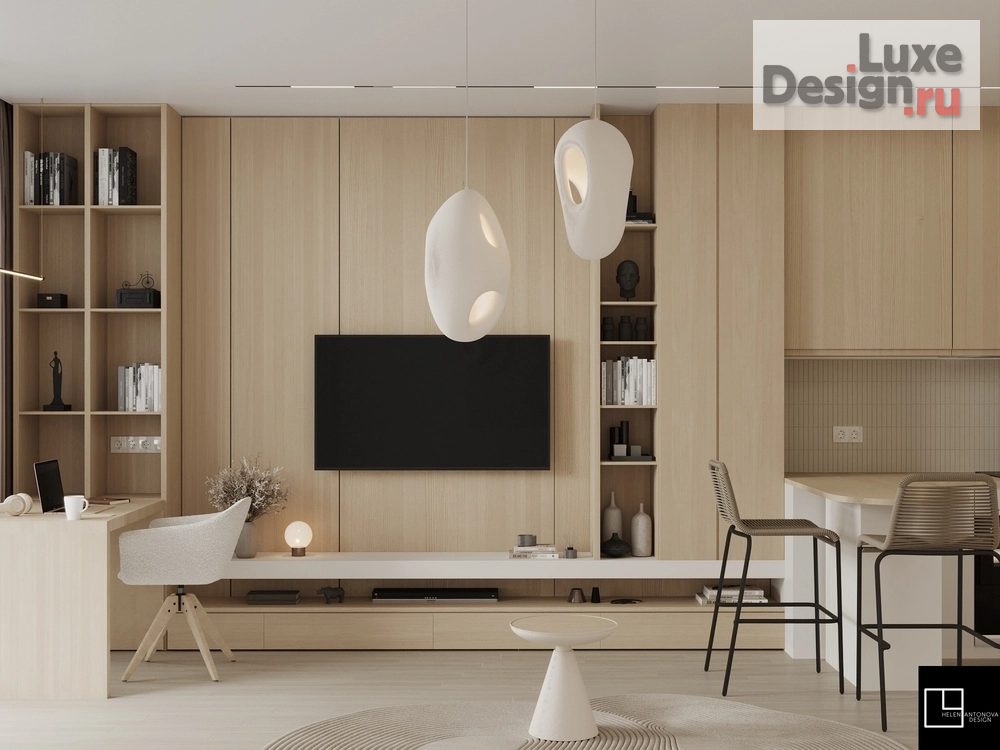 Дизайн интерьера однокомнатной квартиры "ЖК САМОЛЕТ / 27м2" (фото 2)