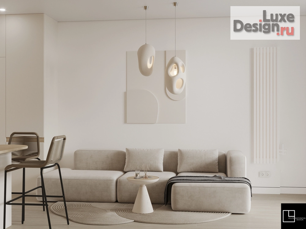 Дизайн интерьера однокомнатной квартиры "ЖК САМОЛЕТ / 27м2" (фото 6)