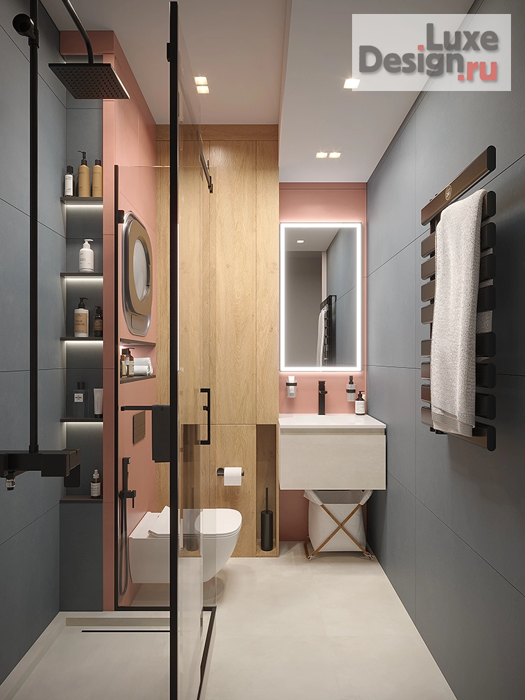 Дизайн интерьера квартиры студии "ЖК "Новый Зеленоград" студия" (фото 7)