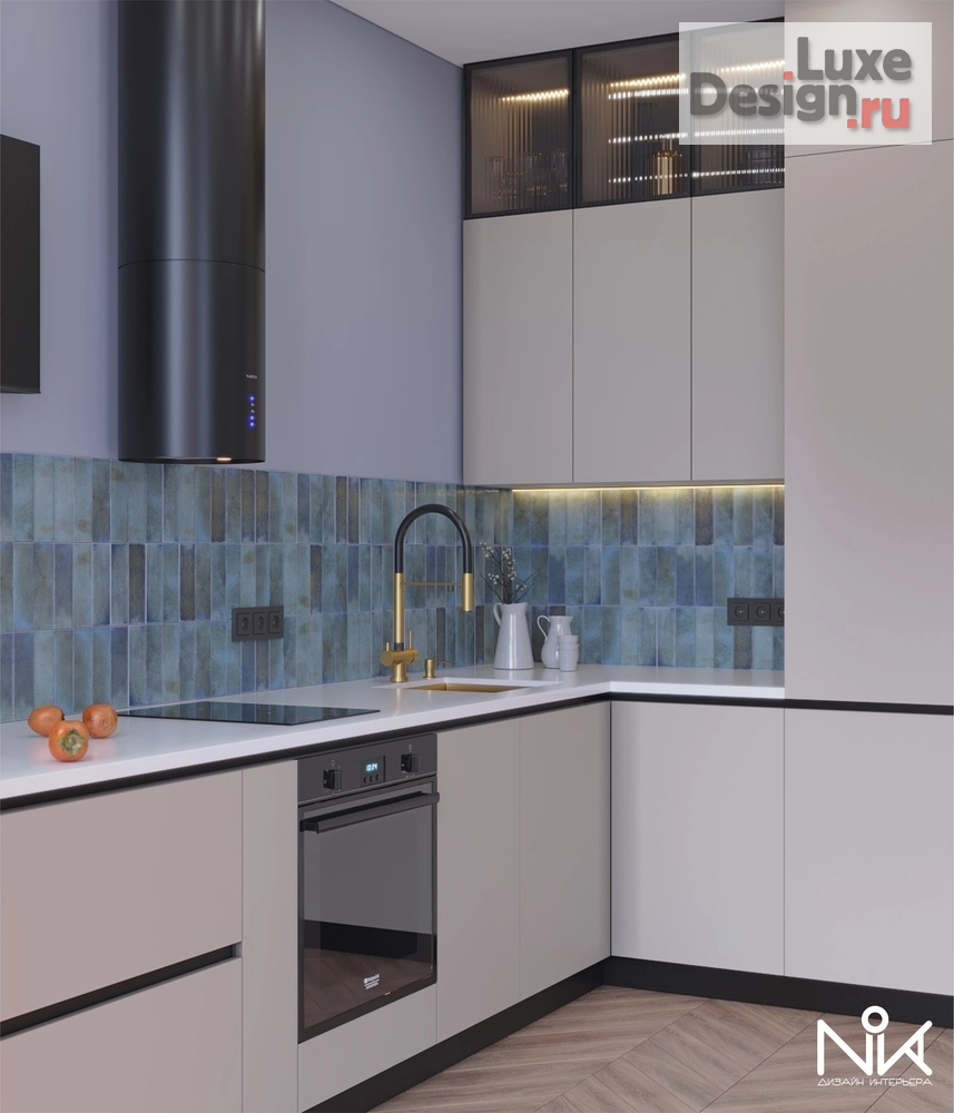 Дизайн интерьера кухни "Интерьер кухни-гостиной под сдачу в аренду" (фото 3)