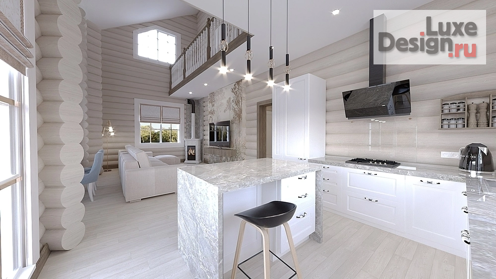 Дизайн интерьера частного дома "Проект деревянного дома в Сергиевом Посаде." (фото 10)