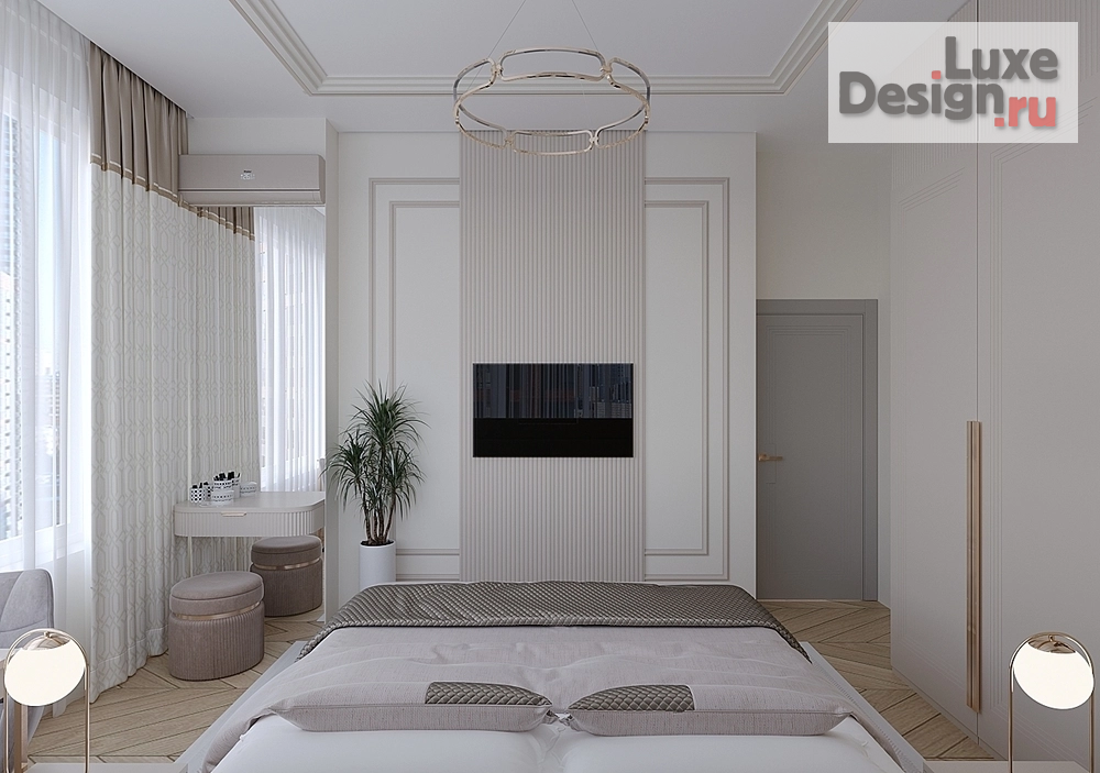 Дизайн интерьера четырехкомнатной квартиры "ЖК "Сердце столицы"" (фото 10)