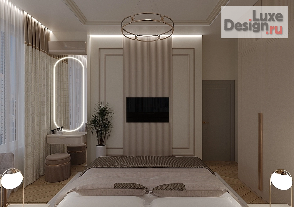 Дизайн интерьера четырехкомнатной квартиры "ЖК "Сердце столицы"" (фото 11)