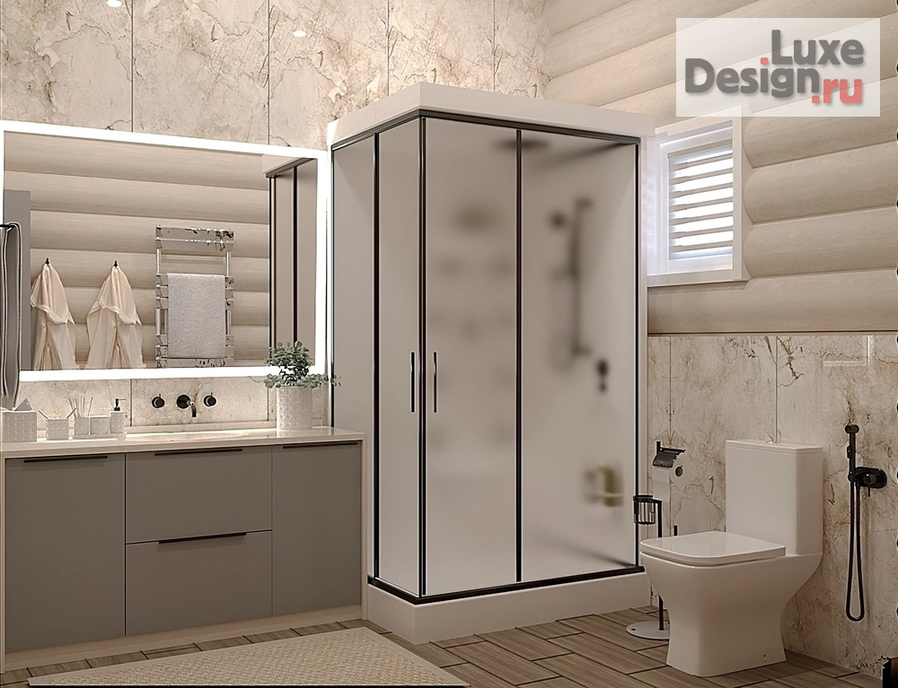 Дизайн интерьера частного дома "Проект деревянного дома в Сергиевом Посаде." (фото 29)